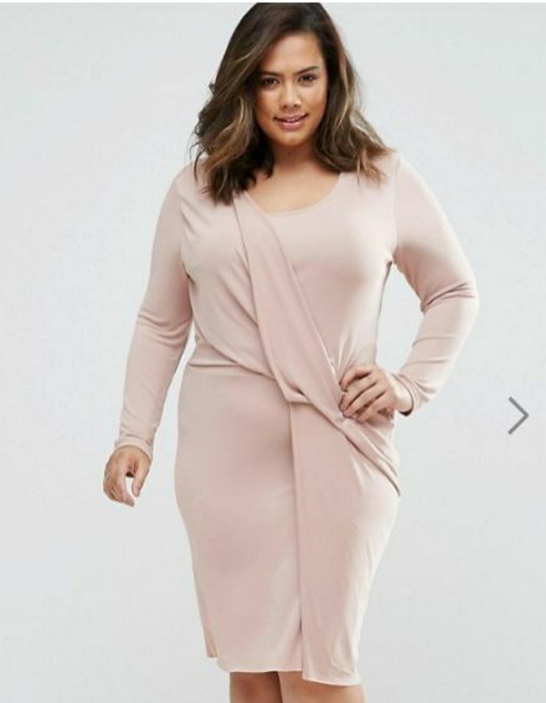 Elvi Plus Twist Dress